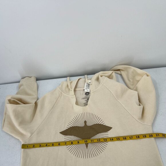NWT Cirque du Soleil Alegria S Hoodie Pullover Gold Bird Logo Sweatshirt - Picture 5 of 11